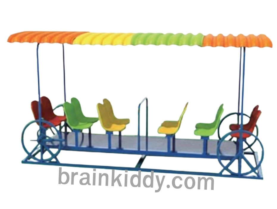 เรือโยกเยก12 ที่นั่ง เครื่องเล่นสนามกลางแจ้ง เหล็ก เรือไวกิ้ง เรือโยก ขนาด 100x220x160 ซม.