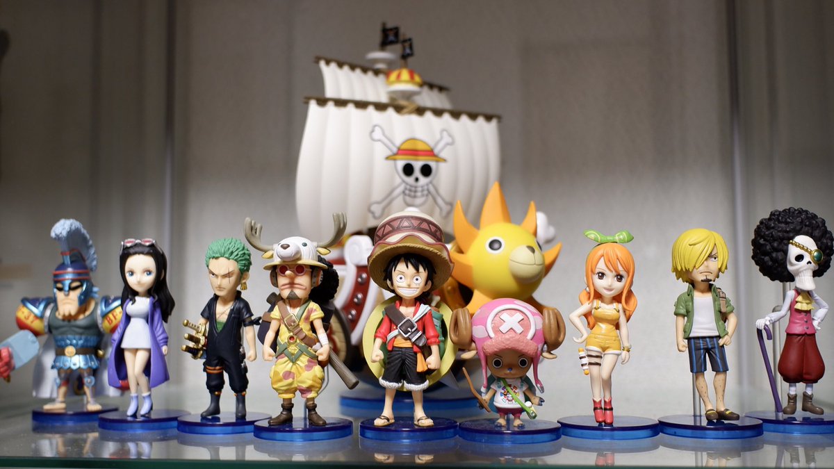 Straw Hat Stampede Set ของแท้ JP แมวทอง - WCF Banpresto [โมเดลวันพีช] (9 ตัว)