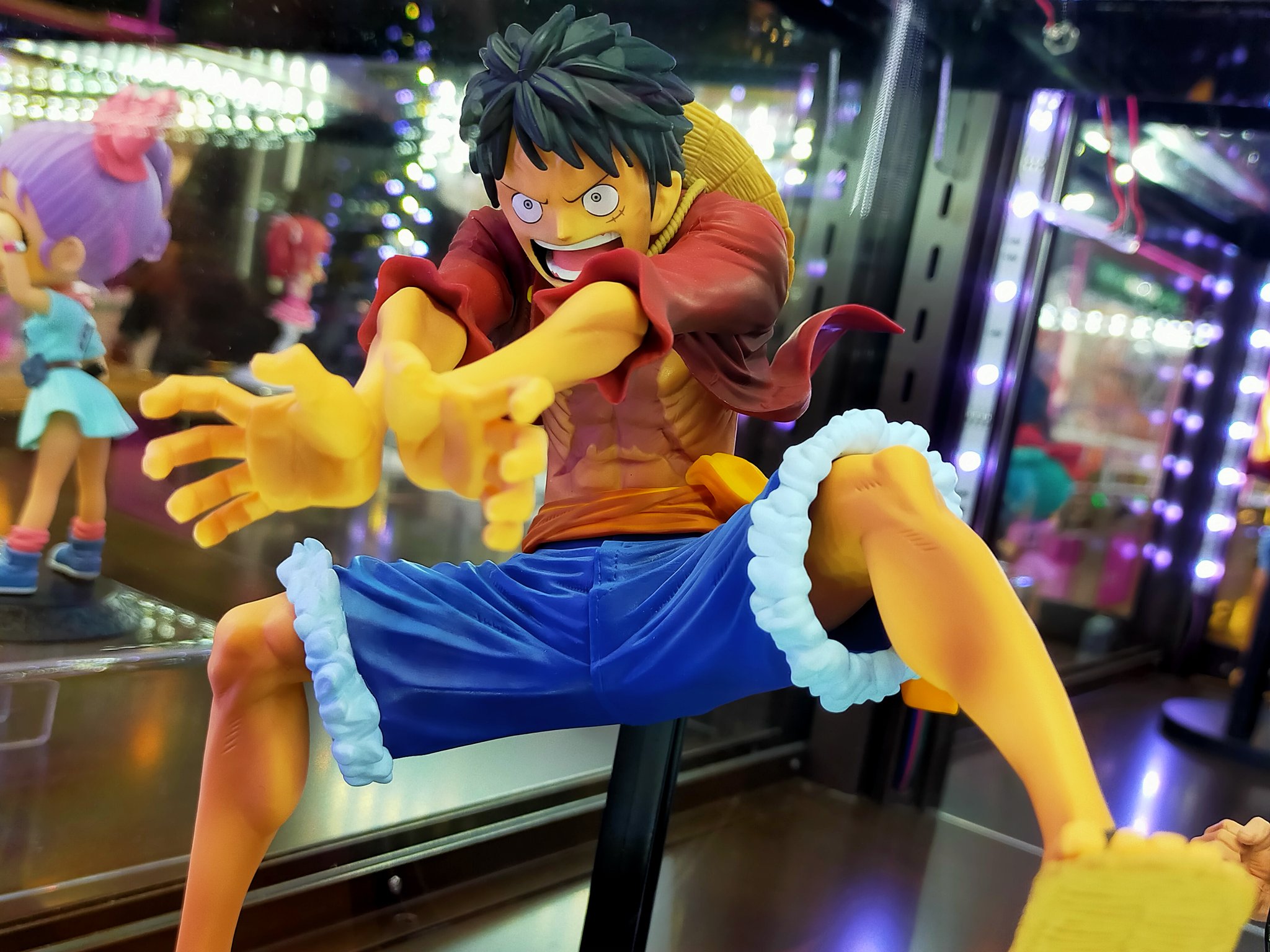Luffy ของแท้ JP แมวทอง - Maximatic Banpresto [โมเดลวันพีช]