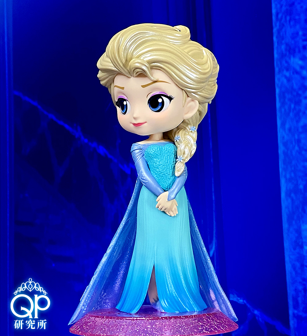 Elsa - Glitter Line ของแท้ JP - Q Posket Banpresto [โมเดล Disney]