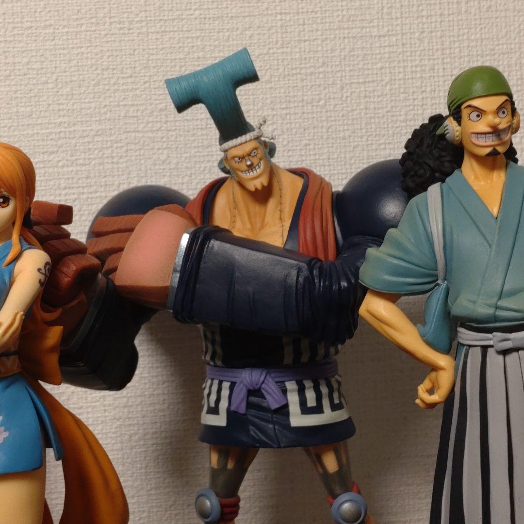 Straw Hat Pirates Wano Set ของแท้ JP แมวทอง - Grandline Men / Lady Banpresto [โมเดลวันพีช] (9 ตัว)