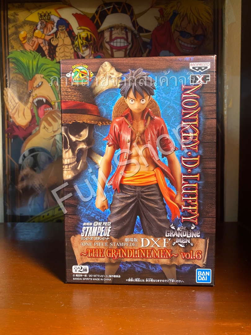 Luffy Stampede ของแท้ JP แมวทอง - Grandline Men Banpresto [โมเดลวันพีช]
