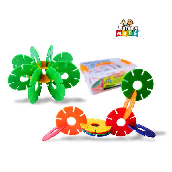 วงล้อพิศวง 120 ชิ้น รูปทรงกลม ,ตัวต่อแผ่นวงกลม , ส่งเสริมการเรียนรู้ ,ของเล่นเสริมพัฒนาการ,ของเล่น , สื่อการสอน ,เสริมจินตนาการ