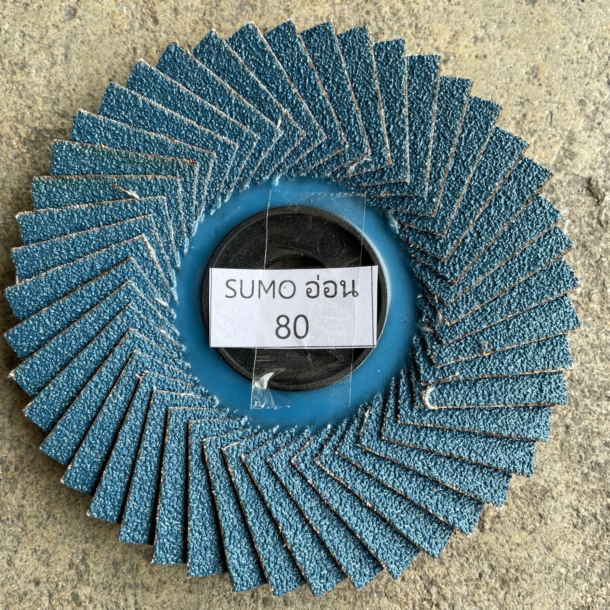 จานทรายซ้อนหลังอ่อน SUMO 4 นิ้ว