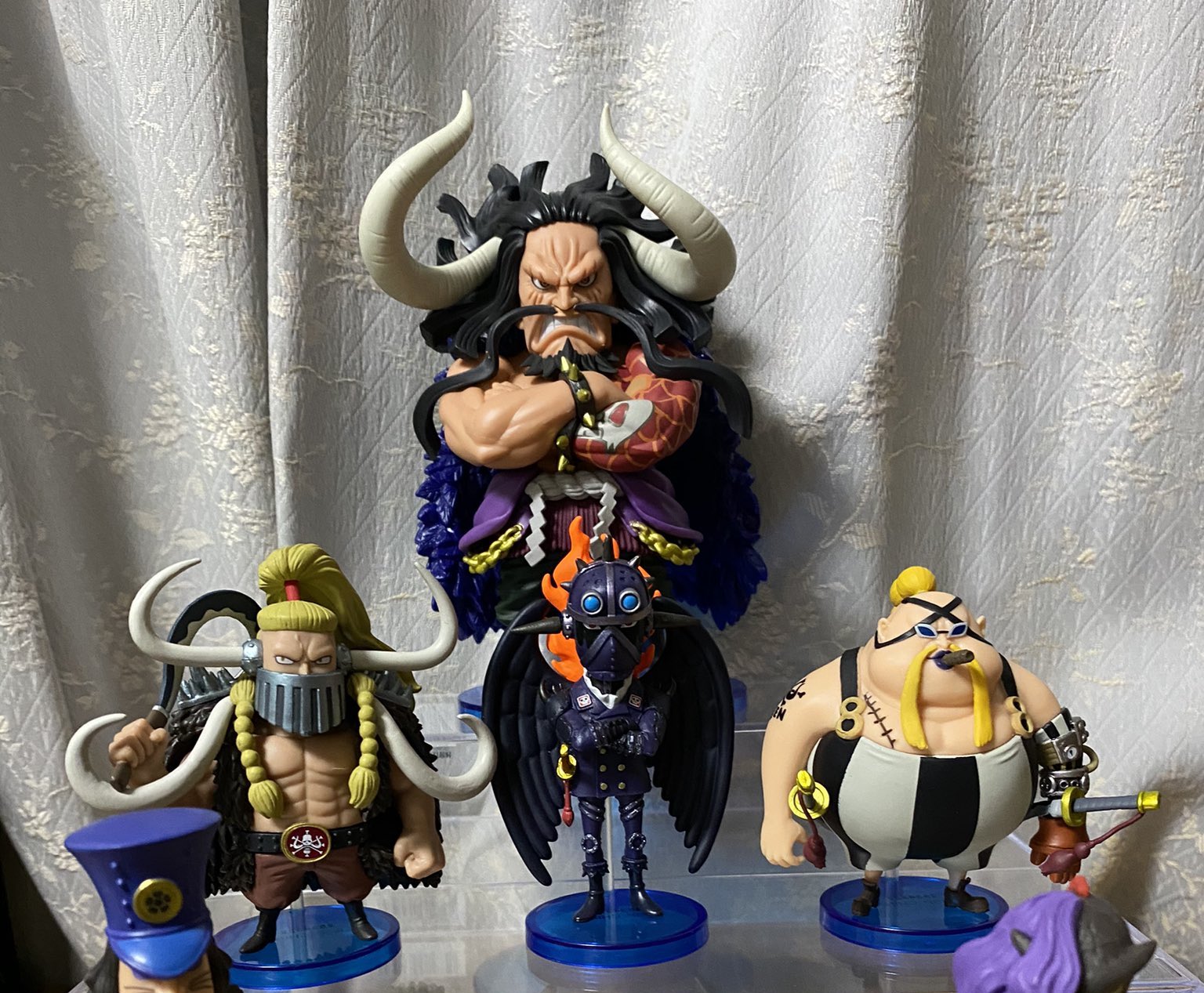 Kaido & All-Stars Set ของแท้ JP แมวทอง - WCF Banpresto [โมเดลวันพีช] (4 ตัว)