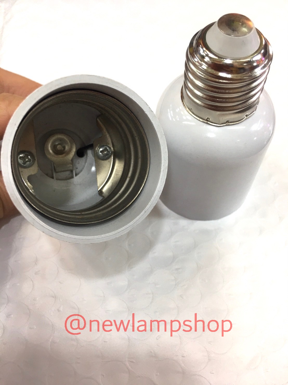 ขั้วแปลงE27 แปลงจากขั้วหลอดไฟ E40 ให้เป็นขั้ว E27