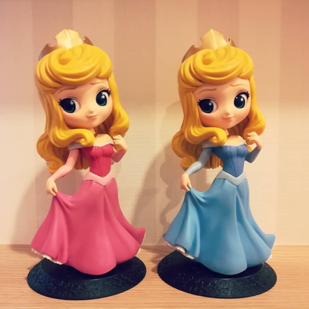 Aurora - Pastel Color ของแท้ JP - Q Posket Banpresto [โมเดล Disney]