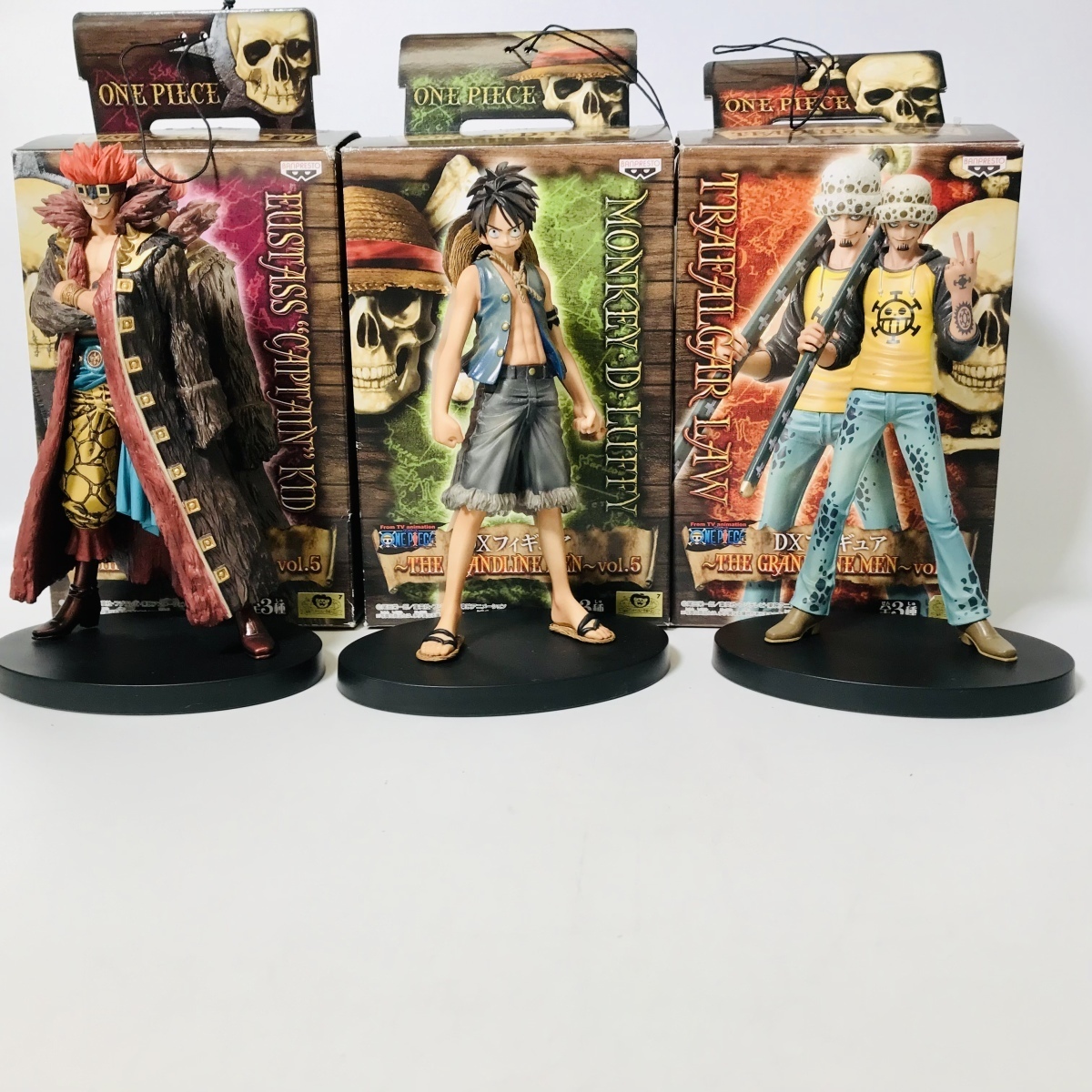 The Worst Generation Set ของแท้ JP แมวทอง - Grandline Men Banpresto [โมเดลวันพีช] (3 ตัว)