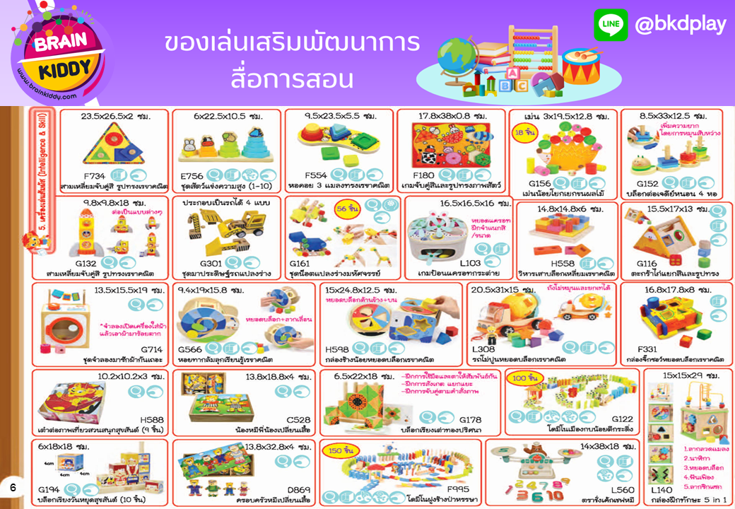 cattalog แคตตาล็อก ของเล่นเสริมทักษะ สื่อการสอน งานนำเข้า ของเล่นเสริมพัฒนาการ