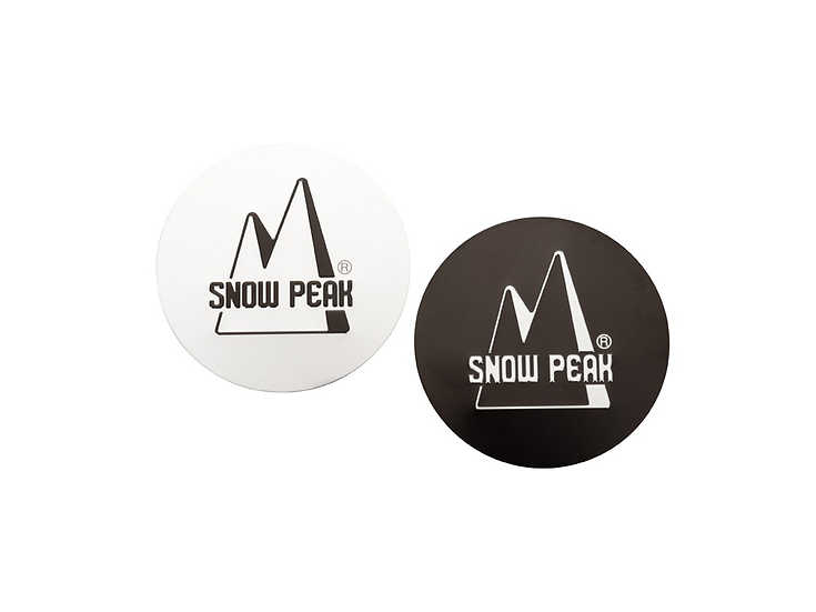 SnowPeak Logo Metal Sticker Set Mountain FES-138