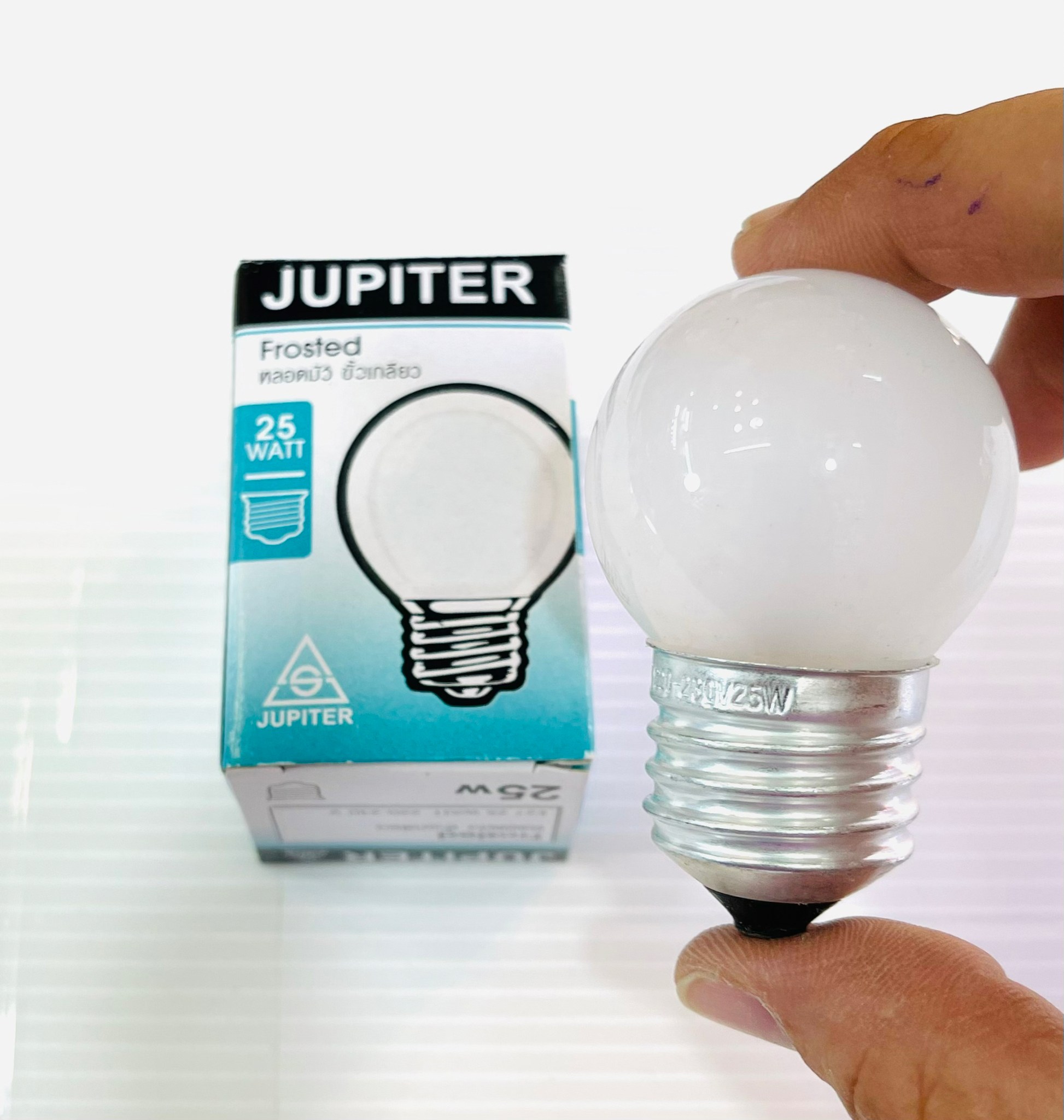 หลอดปิงปองขุ่น E27 Jupiter 25w / 40w