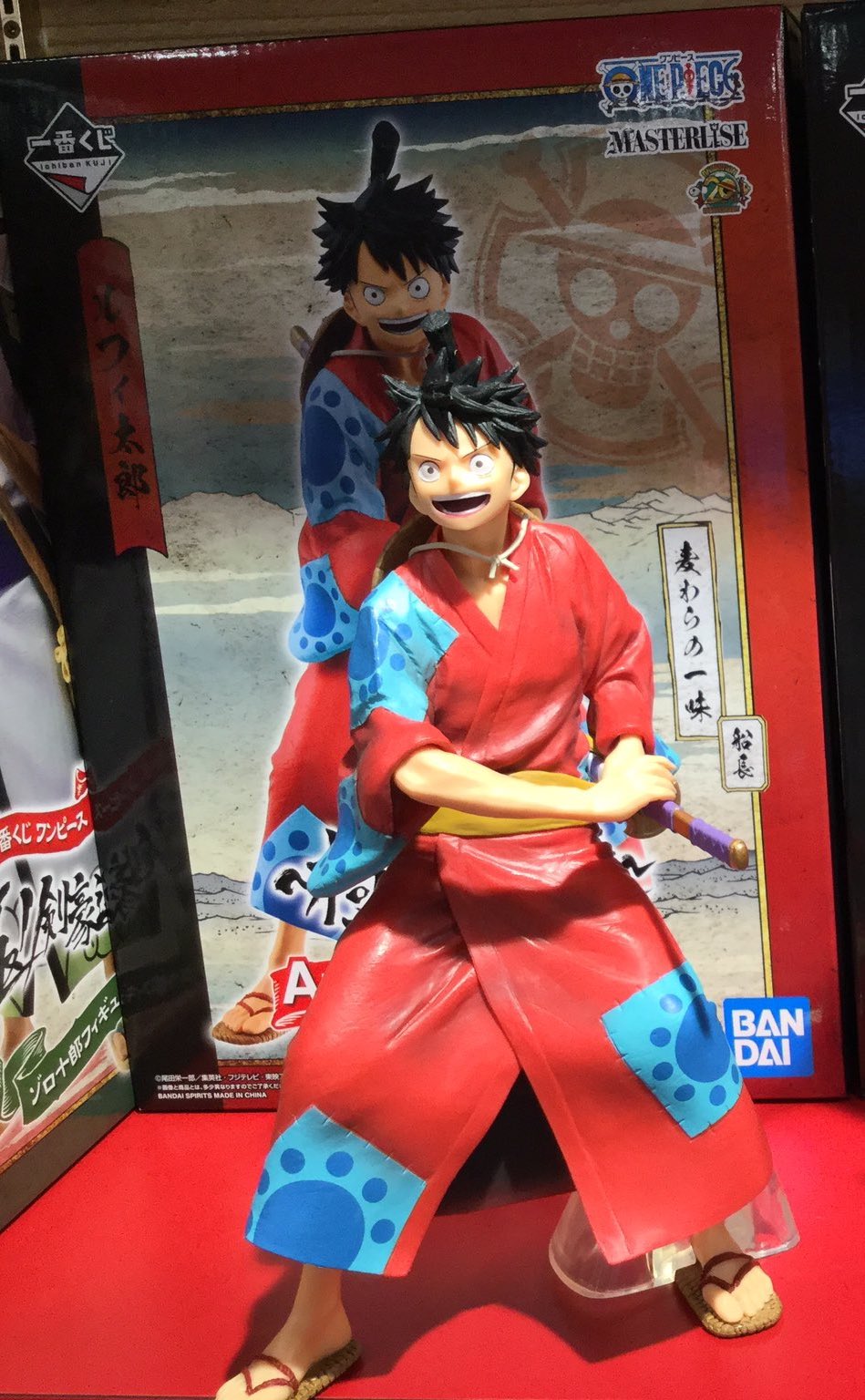 Luffy Wano ของแท้ JP แมวทอง - Ichiban Kuji Banpresto [โมเดลวันพีช]