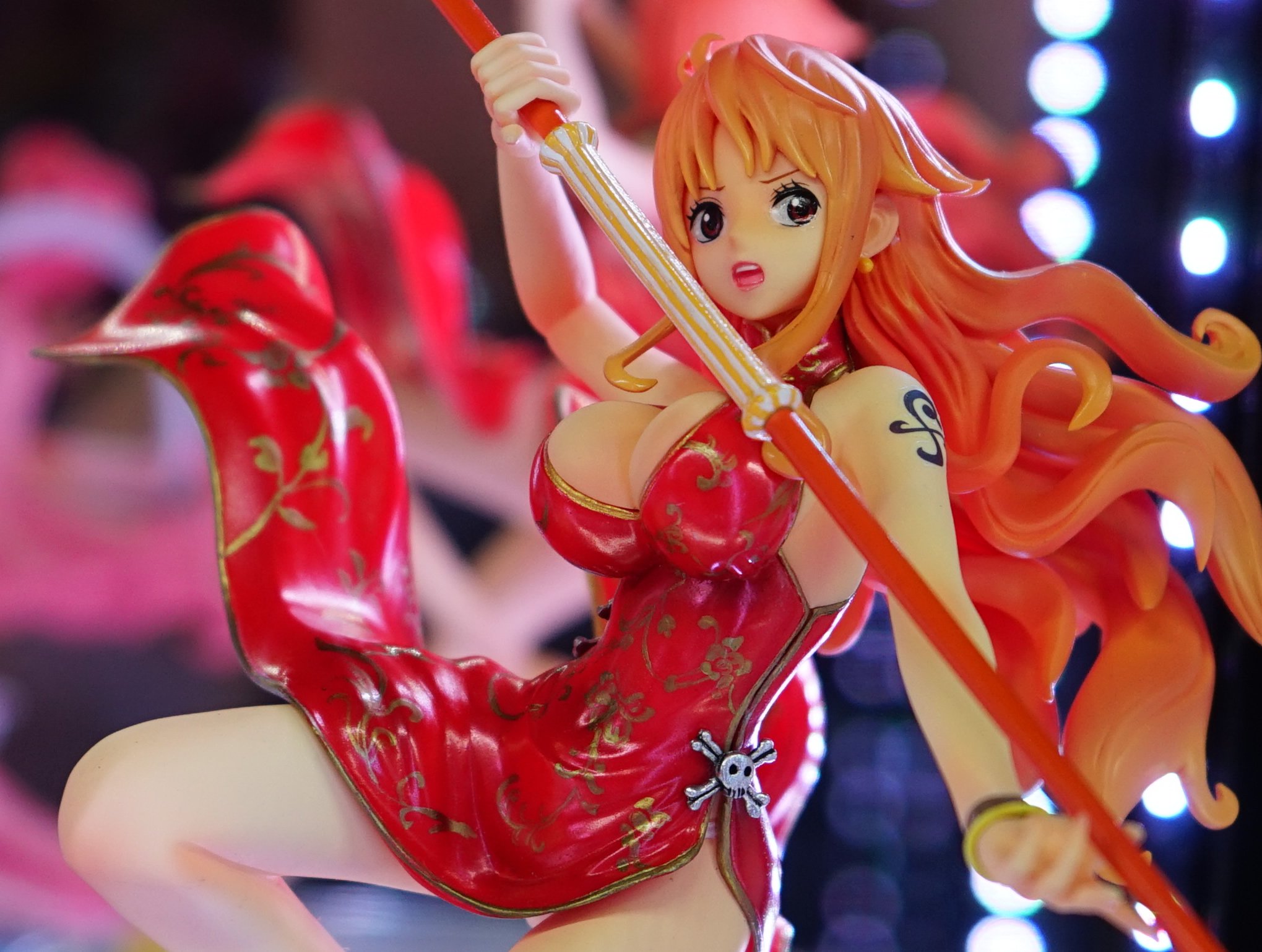 Nami ของแท้ JP แมวทอง - Banpresto World Figure Colosseum [โมเดลวันพีช]