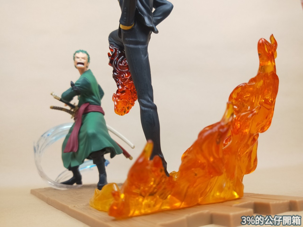 Zoro & Sanji ของแท้ JP แมวทอง - Log File Selection Banpresto [โมเดลวันพีช] (2 ตัว)
