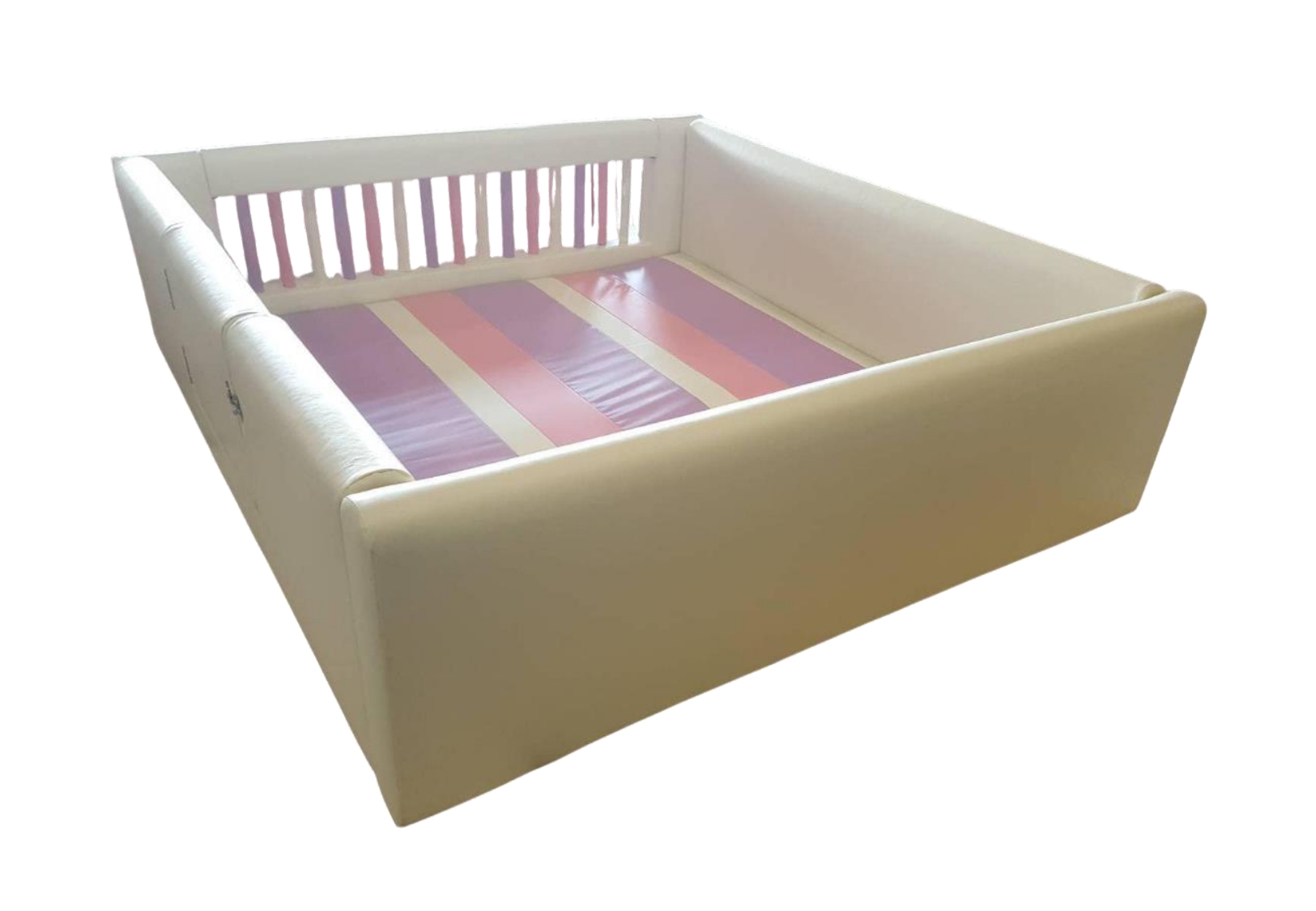 คอกกั้นเด็ก สี่เหลี่ยมมีประตู , คอกกั้นเด็ก,เตียงเด็ก,เบาะหนังนุ่มนิ่ม softplay, indoor playground kidszone ,สวนสนุกในร่ม ,รับสั่งทำบ่อบอล เตียงเด็ก ตามขนาด