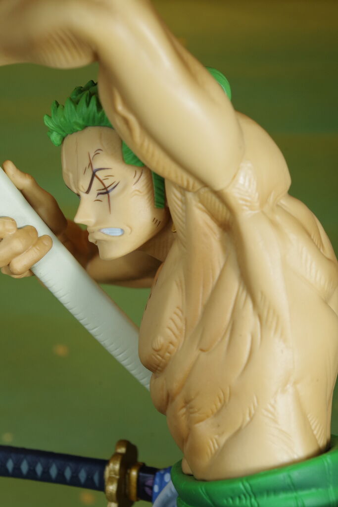 Zoro Wano (The Brush) ของแท้ JP แมวทอง - Super Master Stars Piece Banpresto [โมเดลวันพีช]