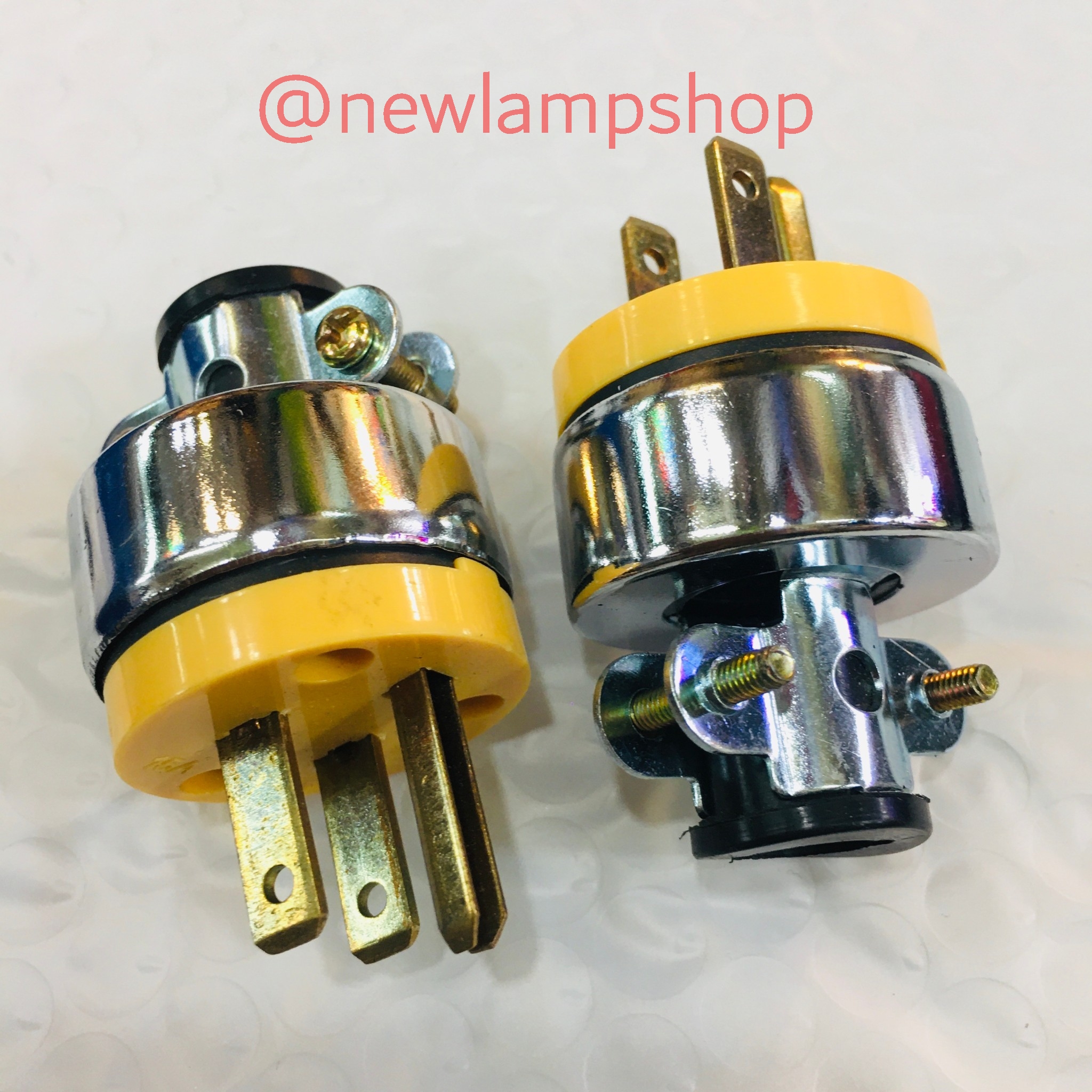 ปลั๊กกลมเหล็กตัวผู้ 3 ขา