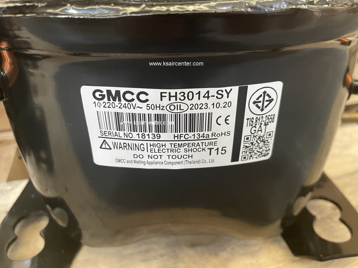 (ยกเลิก - แทนด้วย 016506) คอมเพรสเซอร์ ตู้เย็น/ตู้แช่ GMCC HITACHI