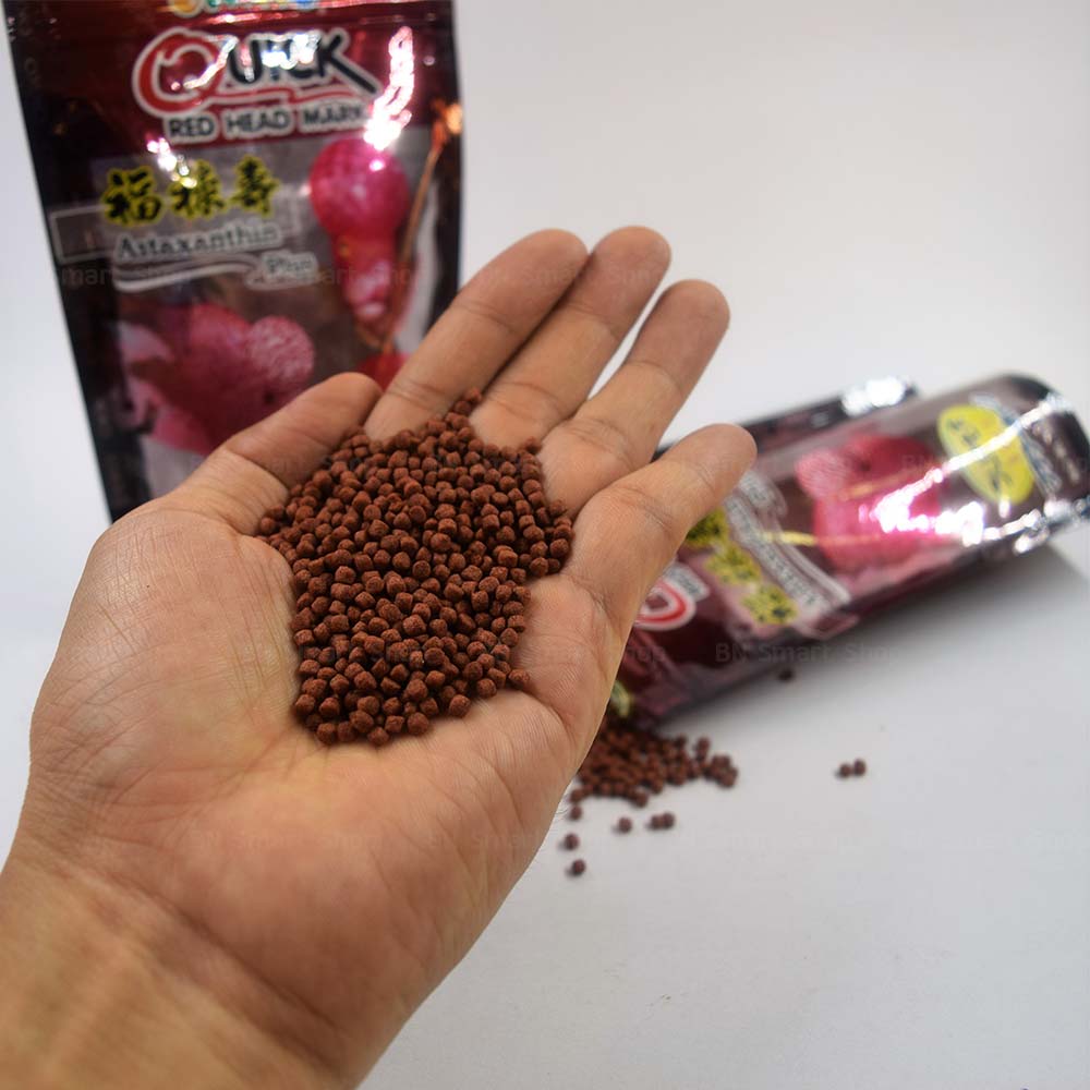OKIKO Quick Red Head Mark 100 g. size M x 1 ถุง เร่งมุก เร่งสี เร่งโหนก