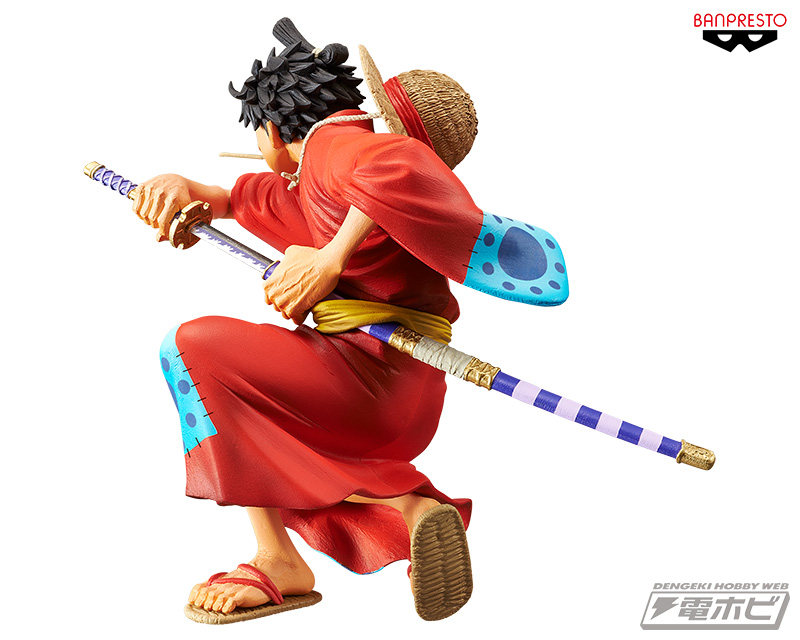 Luffy Wano ของแท้ JP แมวทอง - King of Artist Banpresto [โมเดลวันพีช]