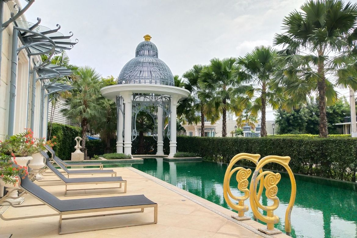 บ้านเดี่ยว เดอะ พาลาซโซ่ ราษฎร์บูรณะ 27mb THE PALAZZO RATBURANA 2 ชั้น เนื้อที่ : 102.6 พื้นที่ใช้สอย : 320 ห้องนอน : 3