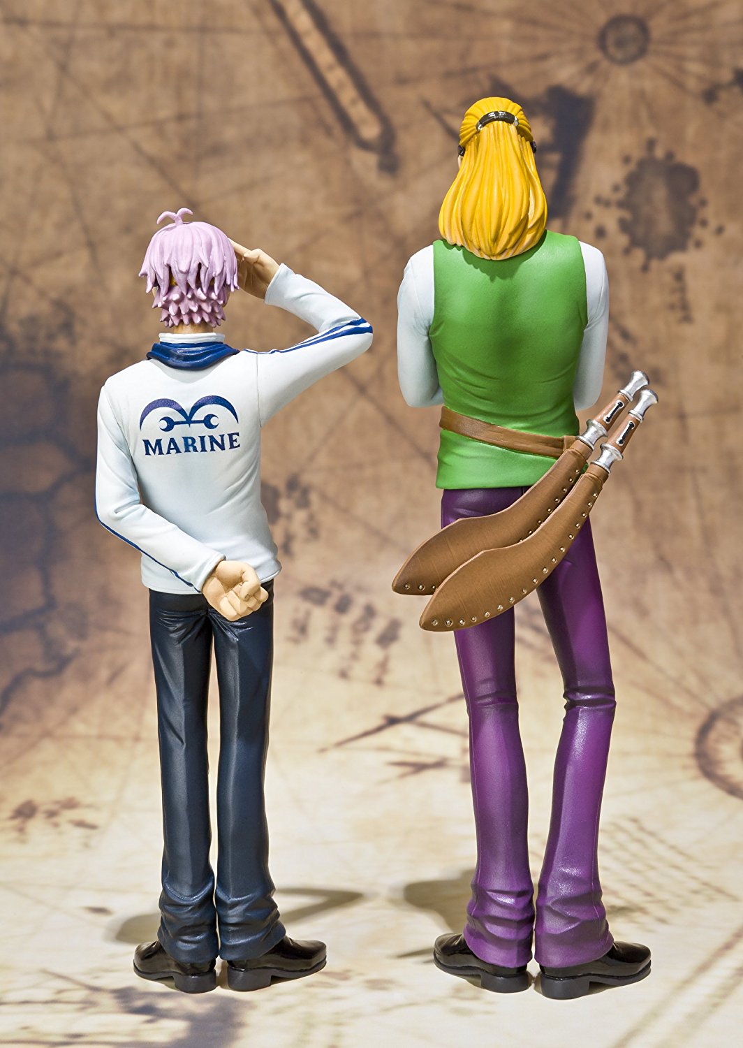 Coby & Helmeppo ของแท้ JP แมวทอง - Figuarts Zero Bandai [โมเดลวันพีช] (2 ตัว)