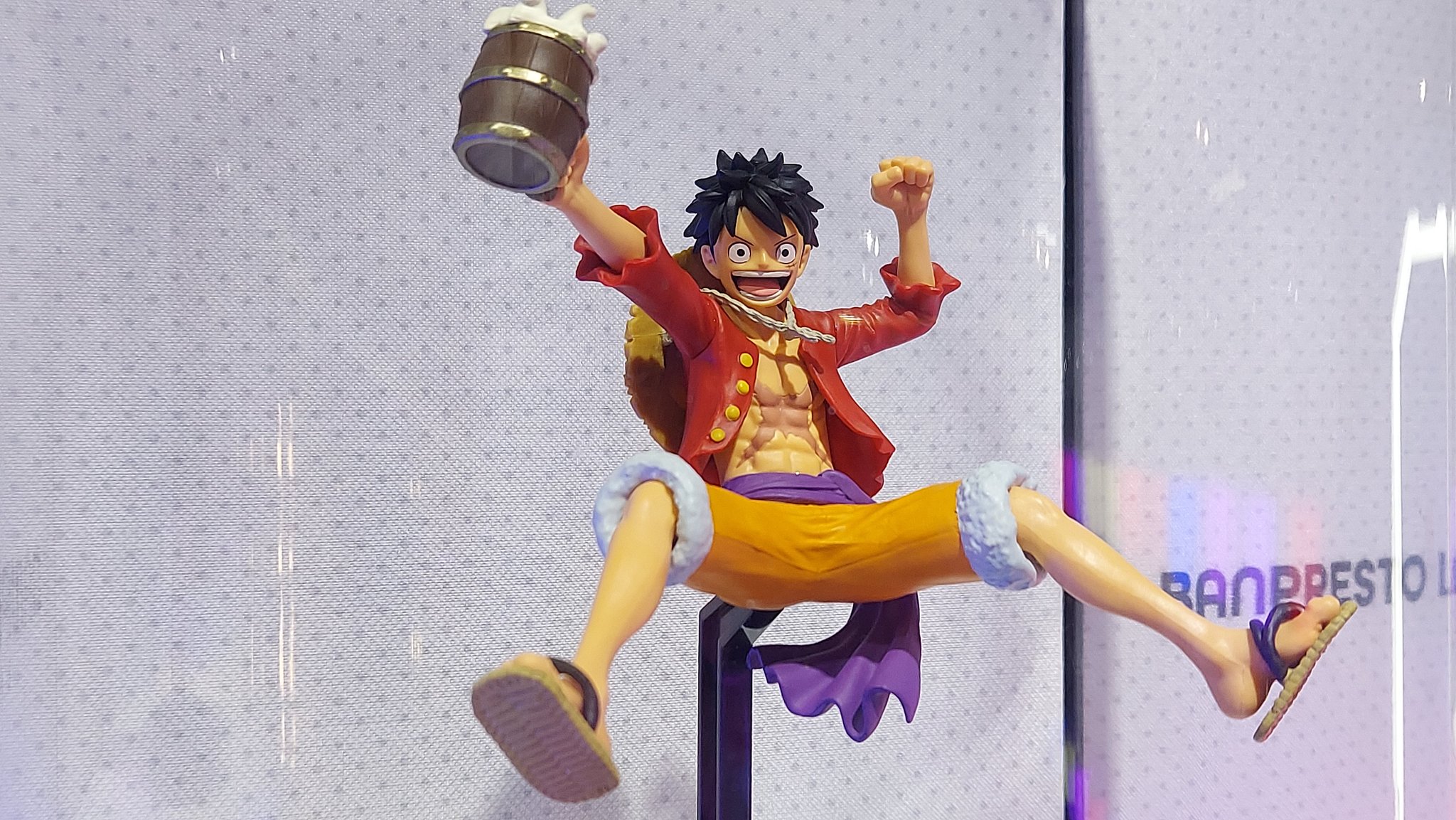 Luffy ของแท้ JP แมวทอง - Banpresto [โมเดลวันพีช]