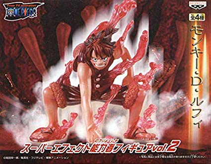 Luffy Gear 2 ของแท้ JP แมวทอง - Super Effect Banpresto [โมเดลวันพีช]