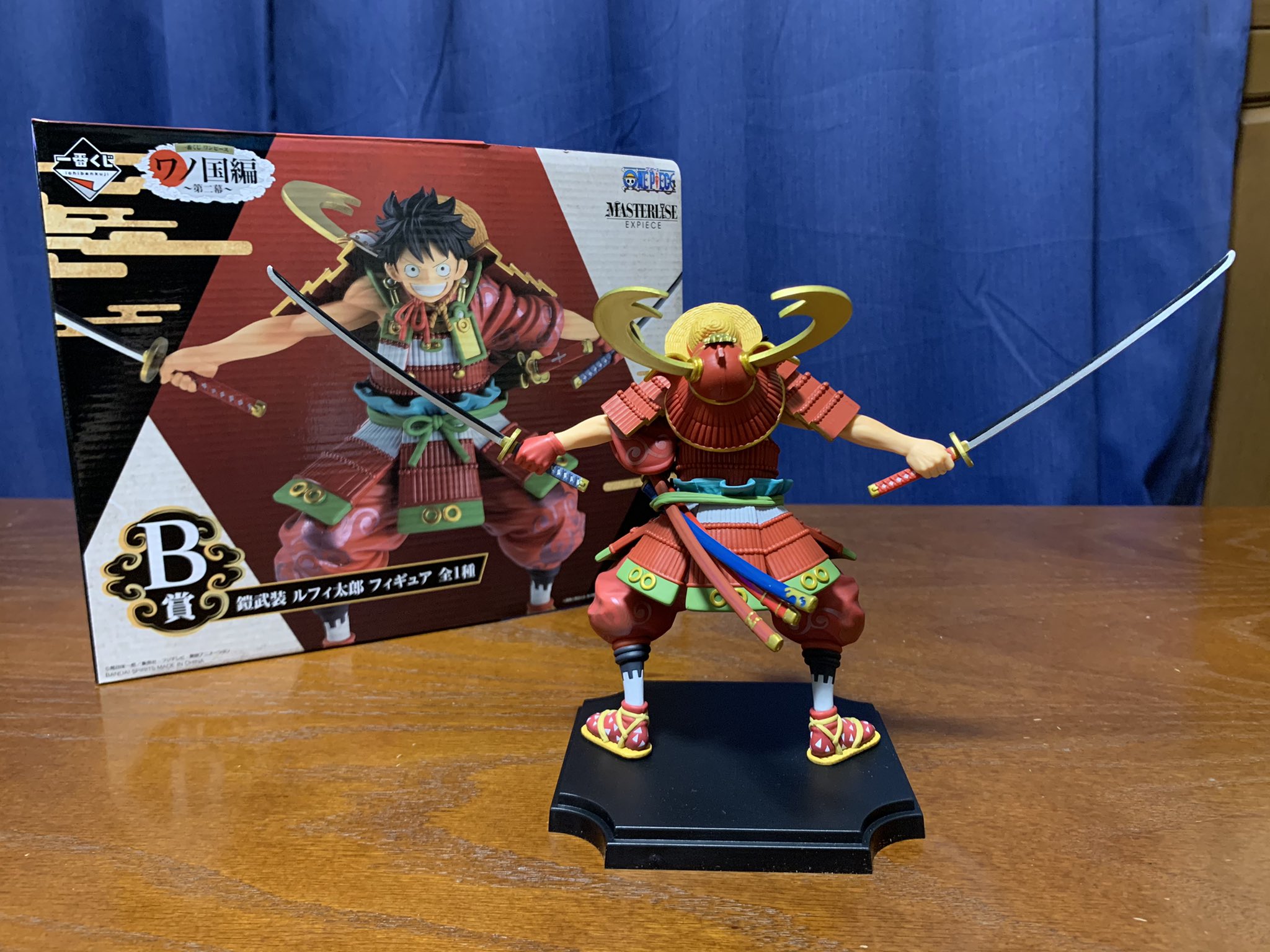 Luffy Wano ของแท้ JP แมวทอง - Ichiban Kuji Banpresto [โมเดลวันพีช]