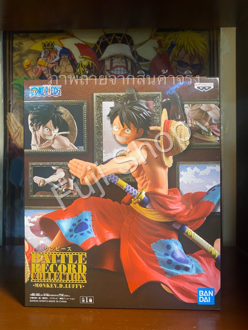 Luffy Wano ของแท้ JP แมวทอง - Battle Record Collection Banpresto [โมเดลวันพีช]
