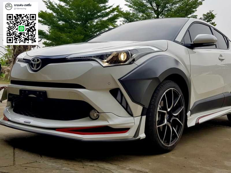 G1ไม่มีท่อ VS TOYOTA C-HR'18-ปัจจุบัน [กับอีกหนึ่งในนิยามByAmotrizคิ้วล้อใหญ่พิเศษสวยดุดันเสริมรอบคันเข้มเต็มพิกัด]