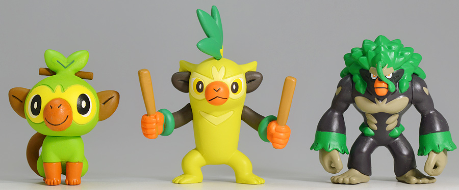 Rillaboom ของแท้ JP - Monster Collection Takara Tomy [โมเดลโปเกมอน]