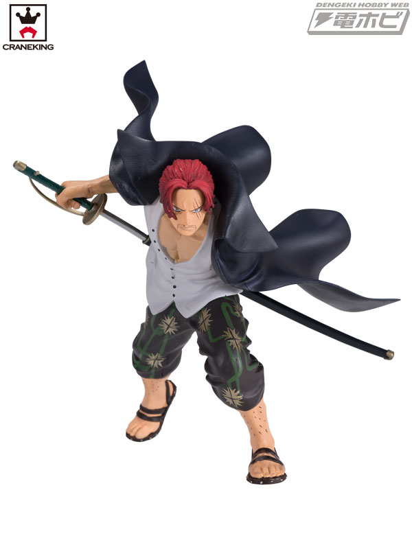 Shanks ของแท้ JP แมวทอง - Swordsmen Banpresto [โมเดลวันพีช]