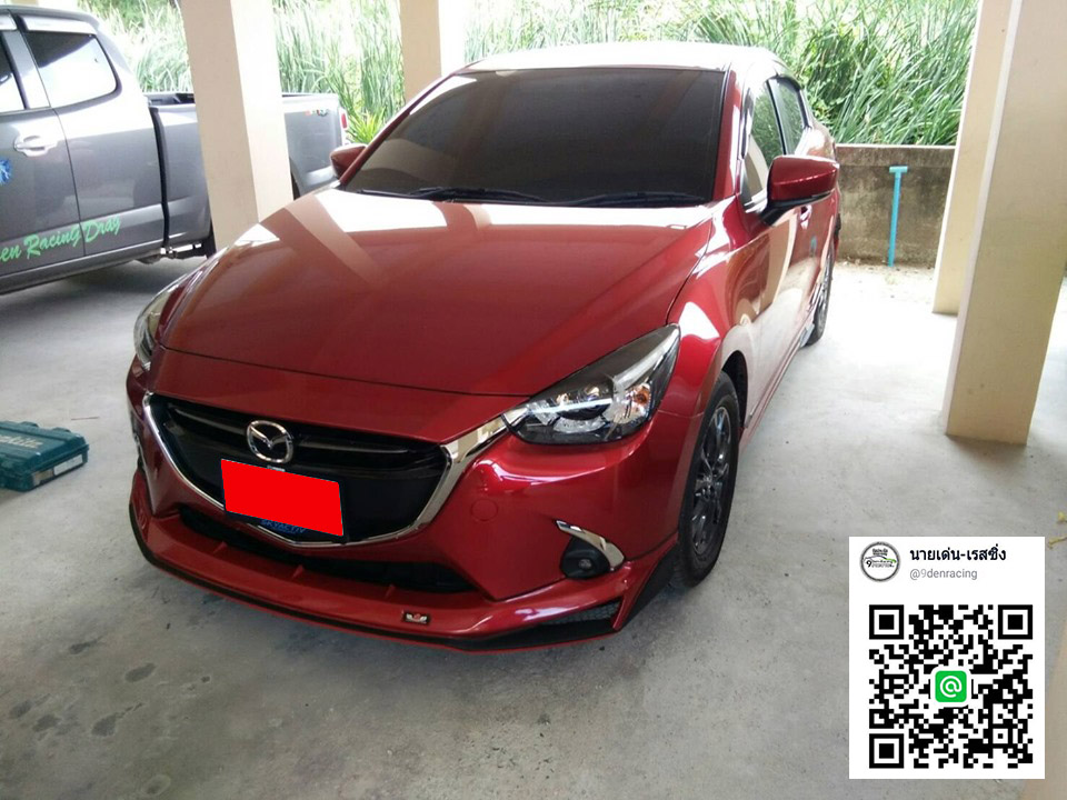 Rider M VS Mazda2 Sedan 4D 2015-On [เสริมเพิ่มเติมความแตกต่างทุกองศา)