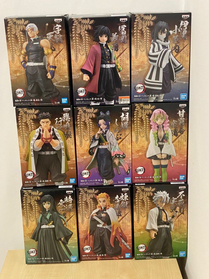 Nine Pillars Set ของแท้ JP - DXF Banpresto [โมเดล Demon Slayer] (9 ตัว)