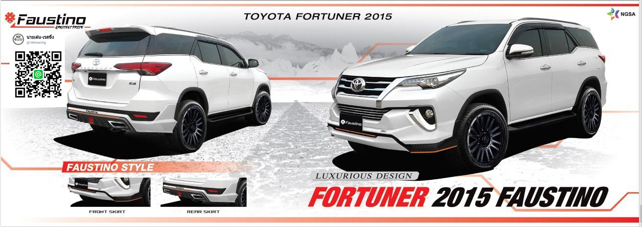 Faustino VS Toyota All New Fortuner'15-19 [สำหรับรุ่นที่ไม่ใช่TRDจัดไปถ้าใจบอกว่าใช่]