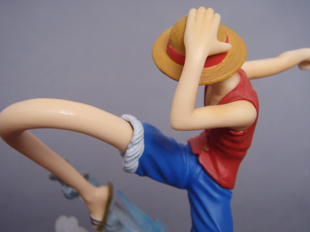 Luffy ของแท้ JP แมวทอง - Attack Motions Bandai [โมเดลวันพีช]