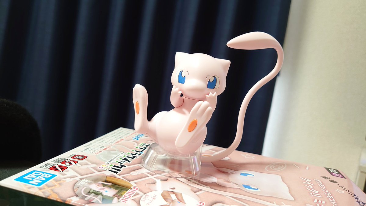 Mew (แบบประกอบ) ของแท้ JP - Pokemon Plamo Bandai [โมเดลโปเกมอน]