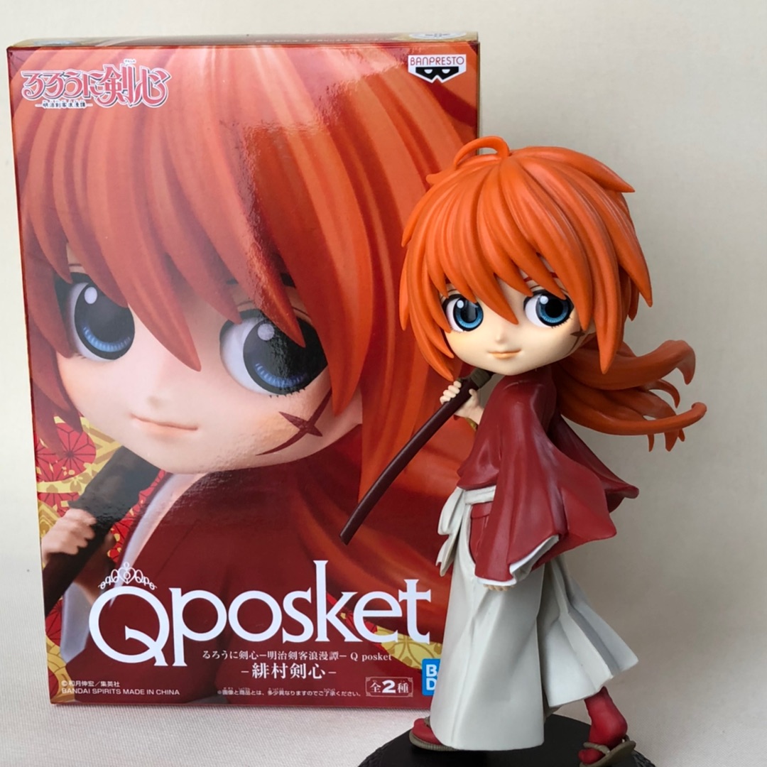 Kenshin ของแท้ JP - Q posket Banpresto [โมเดล Rurouni Kenshin]