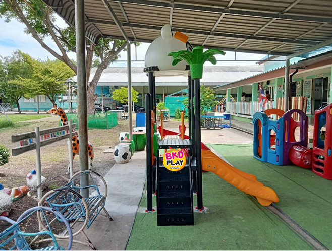 เครื่องเล่นสนามกลางแจ้ง เครื่องเล่นสนามในร่ม, ชุดแพนด้าน้อย ,พร้อมชิงช้า , กระดานลื่น, ของเล่น,ครุภัณฑ์สนามเด็กเล่น, สพฐ,โครงการโรงเรียนประชารัฐ playground,สไลเดอร์,ของเล่นเสริมพัฒนาการ,เครื่องเล่นสนาม, สนามเด็กเล่น