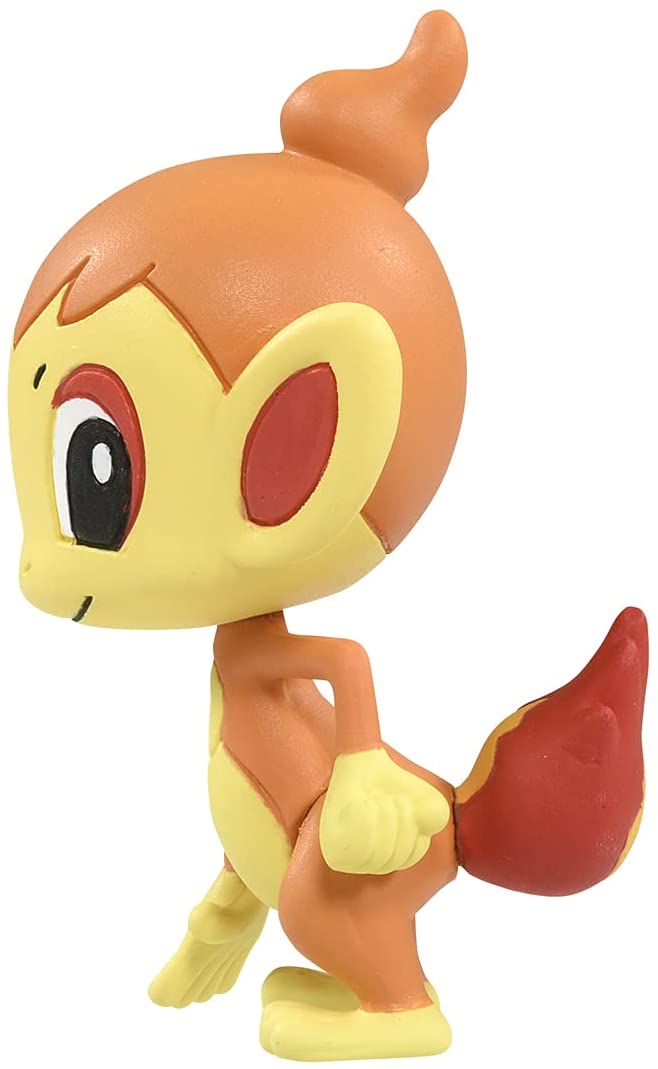 Chimchar ของแท้ JP - Monster Collection Takara Tomy [โมเดลโปเกมอน]