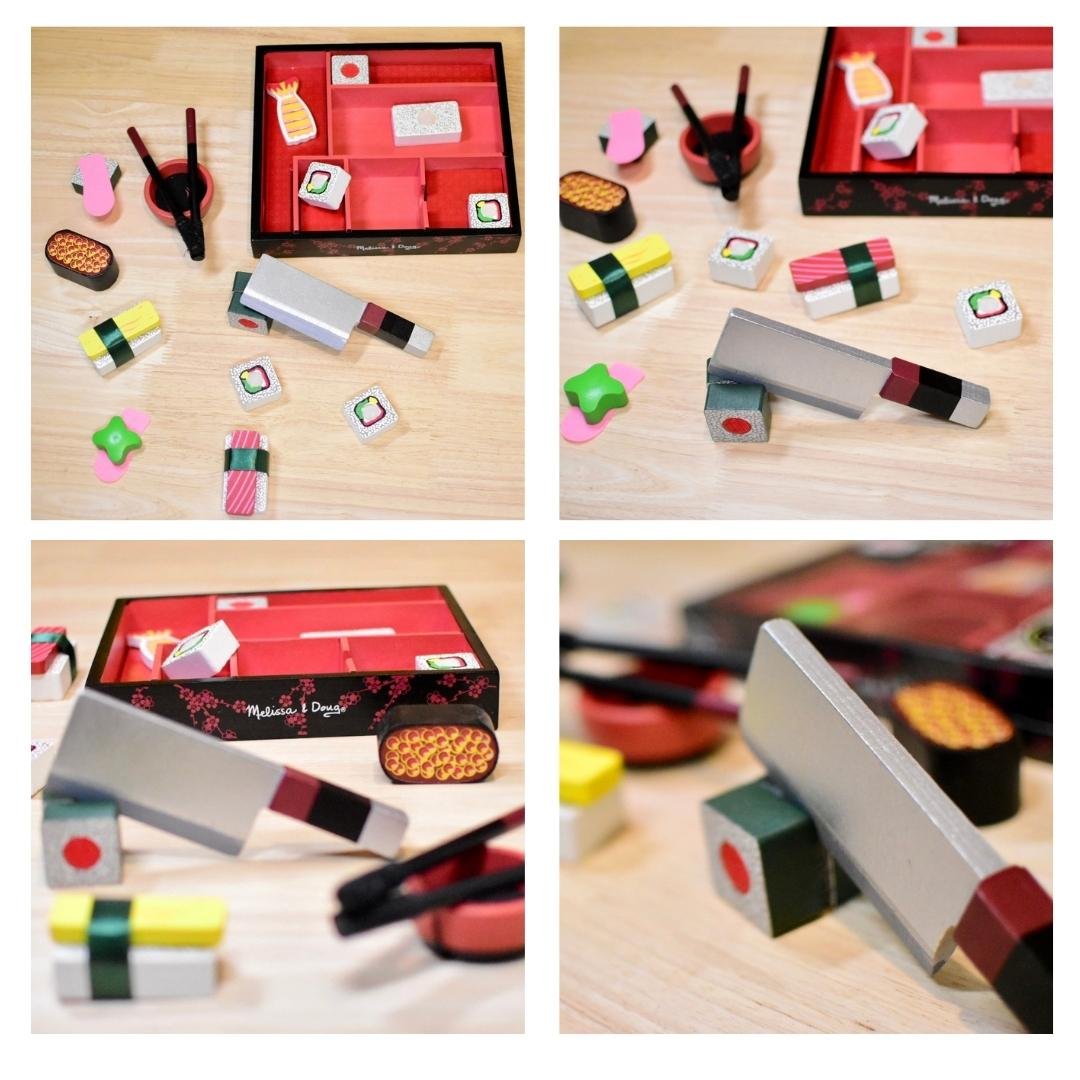 ของเล่นทำซูชิ, ของเล่นทำอาหาร ,ชุดเครื่องครัวเด็ก,เครื่องครัวจำลอง,ของเล่นบทบาทสมมติ,ของเล่นเสริมพัฒนาการ,สื่อการสอนอนุบาลพร้อมส่ง