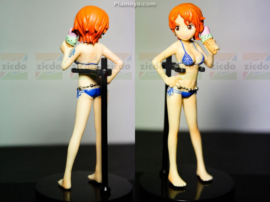 Nami Extra Version ของแท้ JP แมวทอง - Half Age Characters Bandai [โมเดลวันพีช]