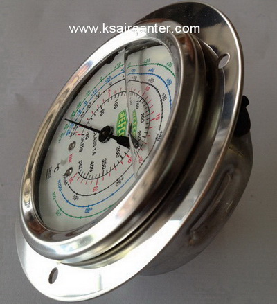 (ยกเลิก-แทนด้วย 001187) หัวเกจชาร์จน้ำยา REFCO แบบบรรจุน้ำมัน