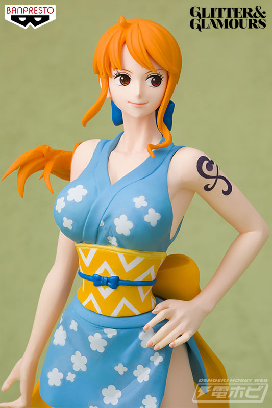 Nami Wanokuni Style ของแท้ JP แมวทอง - Glitter & Glamours Banpresto [โมเดลวันพีช]