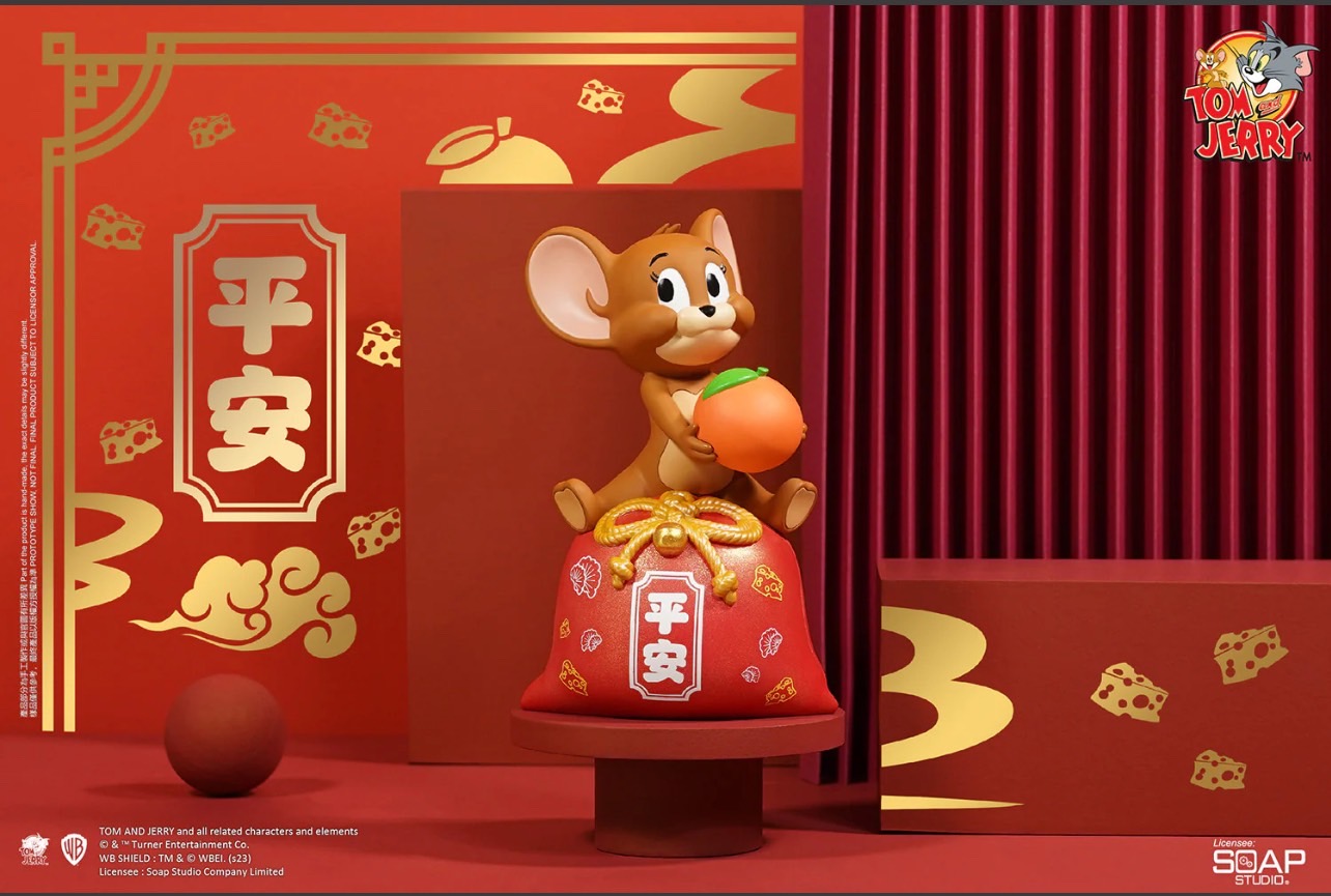 Tom and Jerry Jerry Blesses You With Peace Omamori