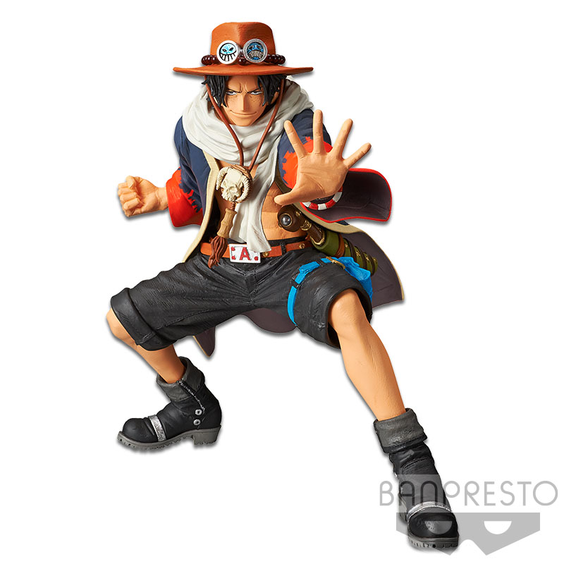 Ace ของแท้ JP แมวทอง - King of Artist Banpresto [โมเดลวันพีช]