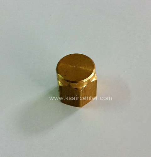 หมวกปิดทองเหลือง เกลียวแฟร์นัท