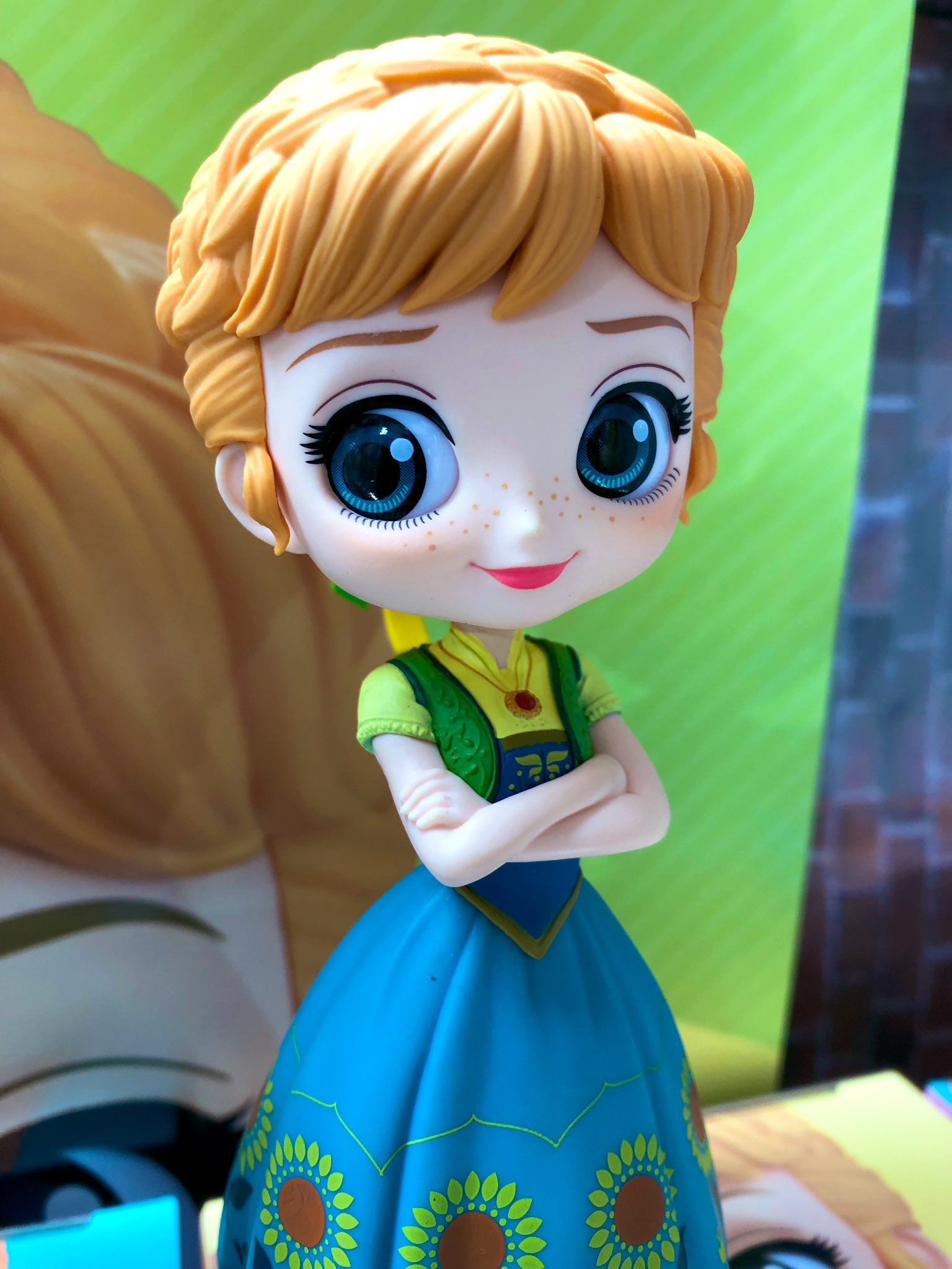 Anna Fever Design - Normal Color ของแท้ JP - Q Posket Banpresto [โมเดล Disney]