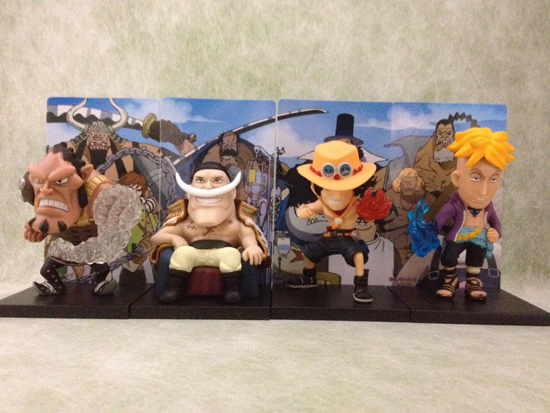 The Legend of Edward Newgate Set ของแท้ JP แมวทอง - WCF Ichiban Kuji Banpresto [โมเดลวันพีช] (4 ตัว)